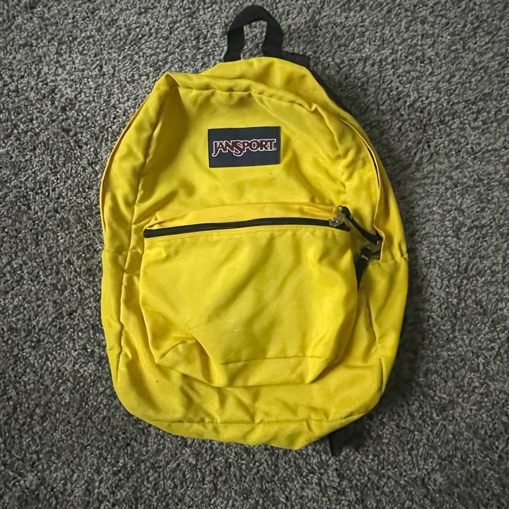 Yellow Jansport Backpack